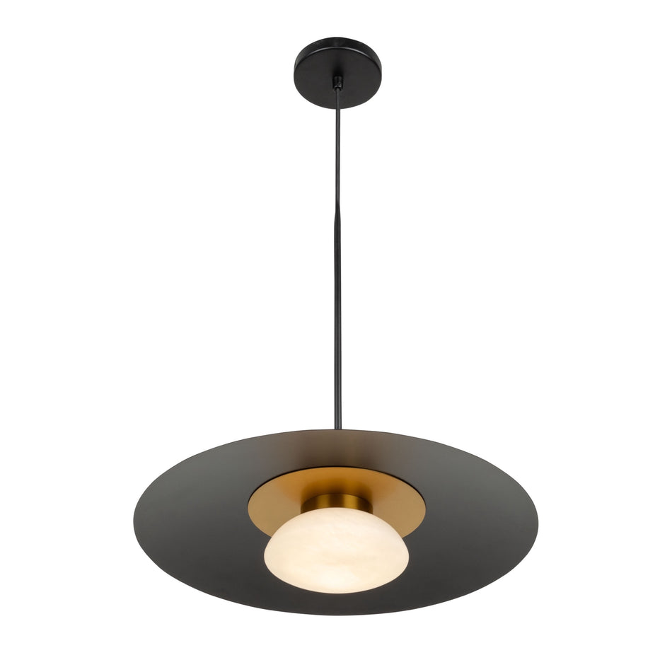 Camila Collection 1-Light Pendant Black