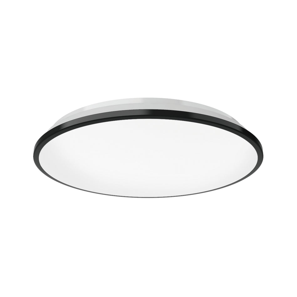 Brook 13-in Black LED Flush Mount