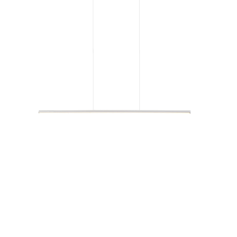 Chute 35-in White LED Linear Pendant