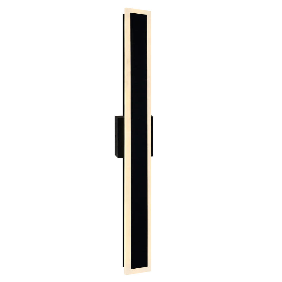 Malibu Integrated LED 40in Black Outdoor Wall Light