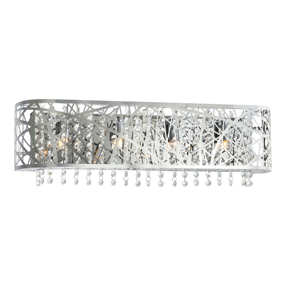 Eternity 4 Light 26in Chrome Vanity Light