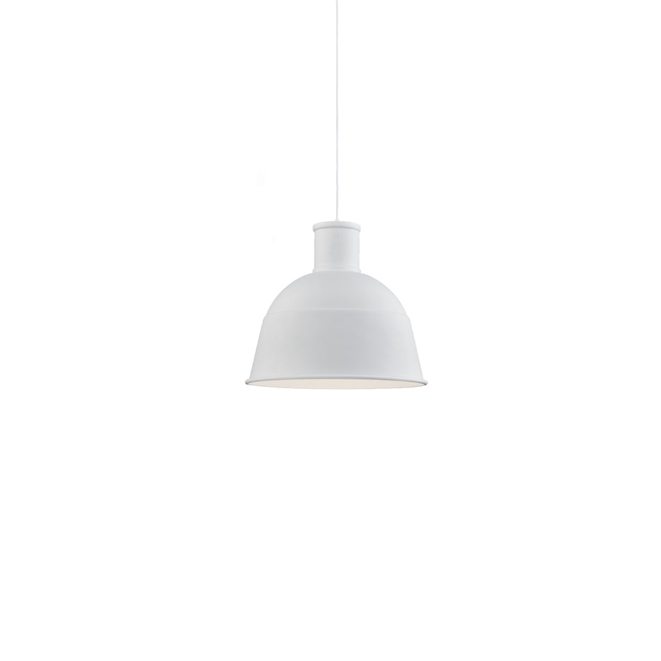 Irving 13-in White 1 Light Pendant