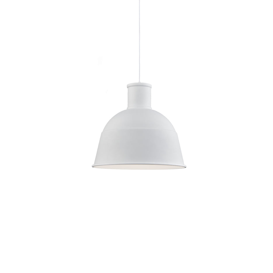 Irving 16-in White 1 Light Pendant