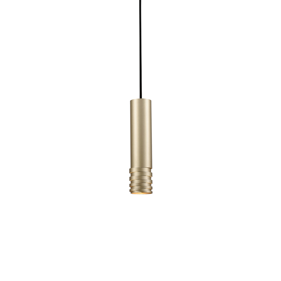 Milca 10-in Gold 1 Light Pendant