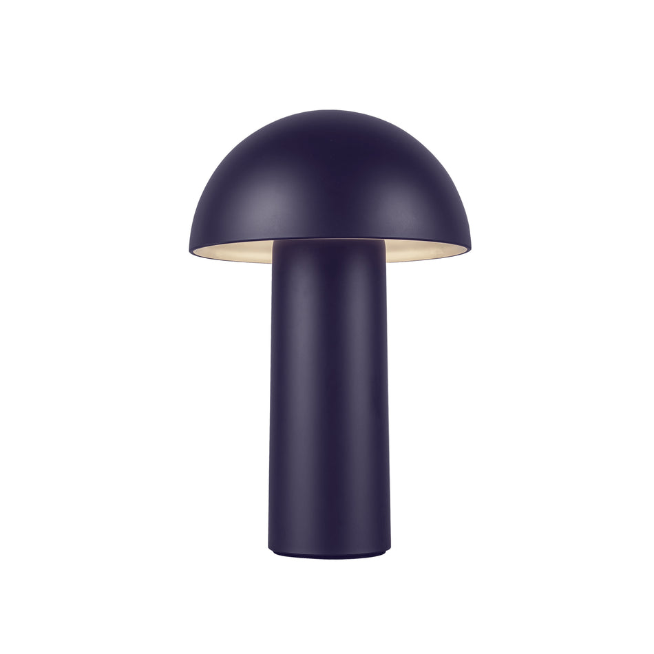 Setas 6-in Navy Blue LED Table Lamp