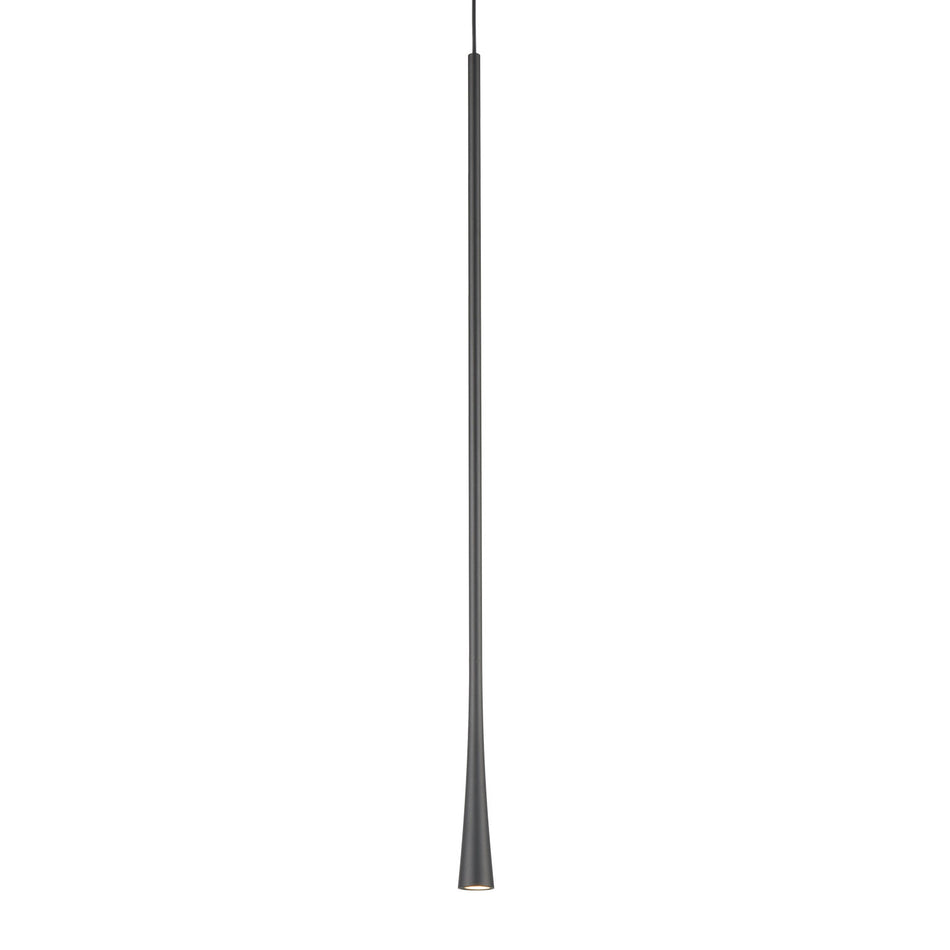 Taper 32-in Black LED Pendant