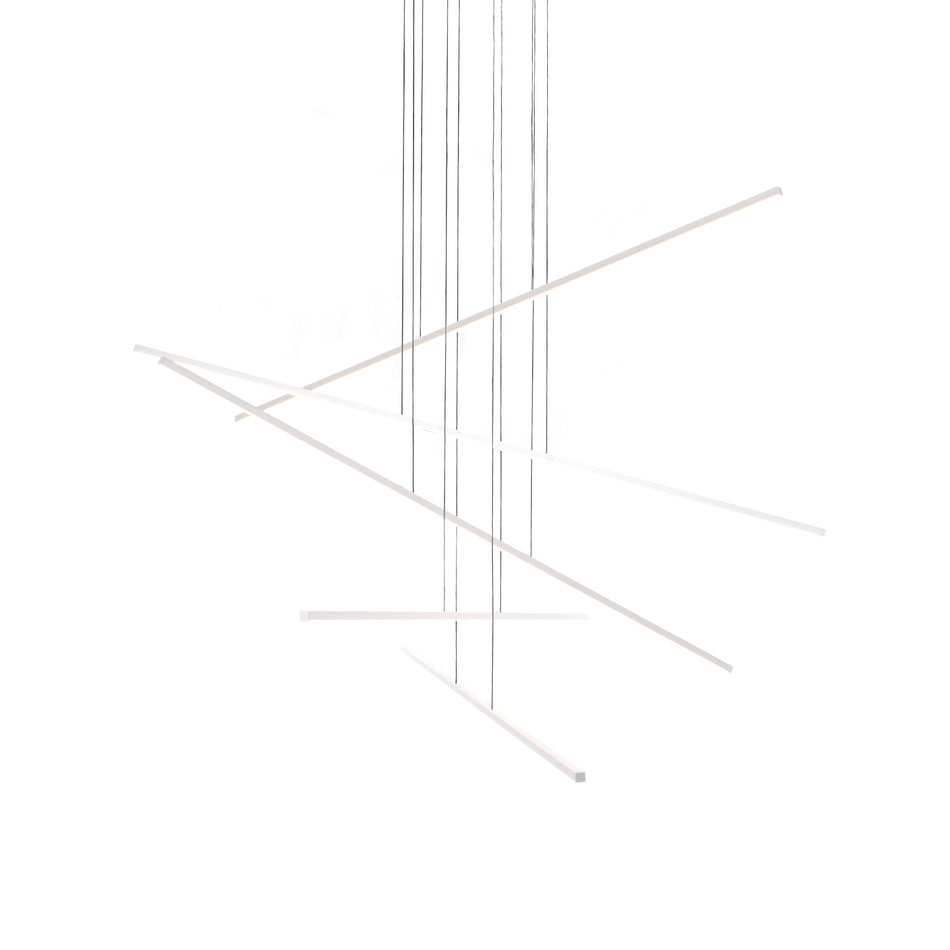 Vega Minor 5 Head White LED Multi Pendant