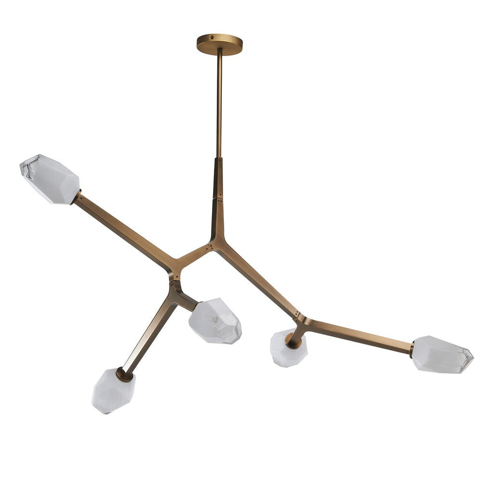 Avista Soho Chandelier 5-Light Antique Brass