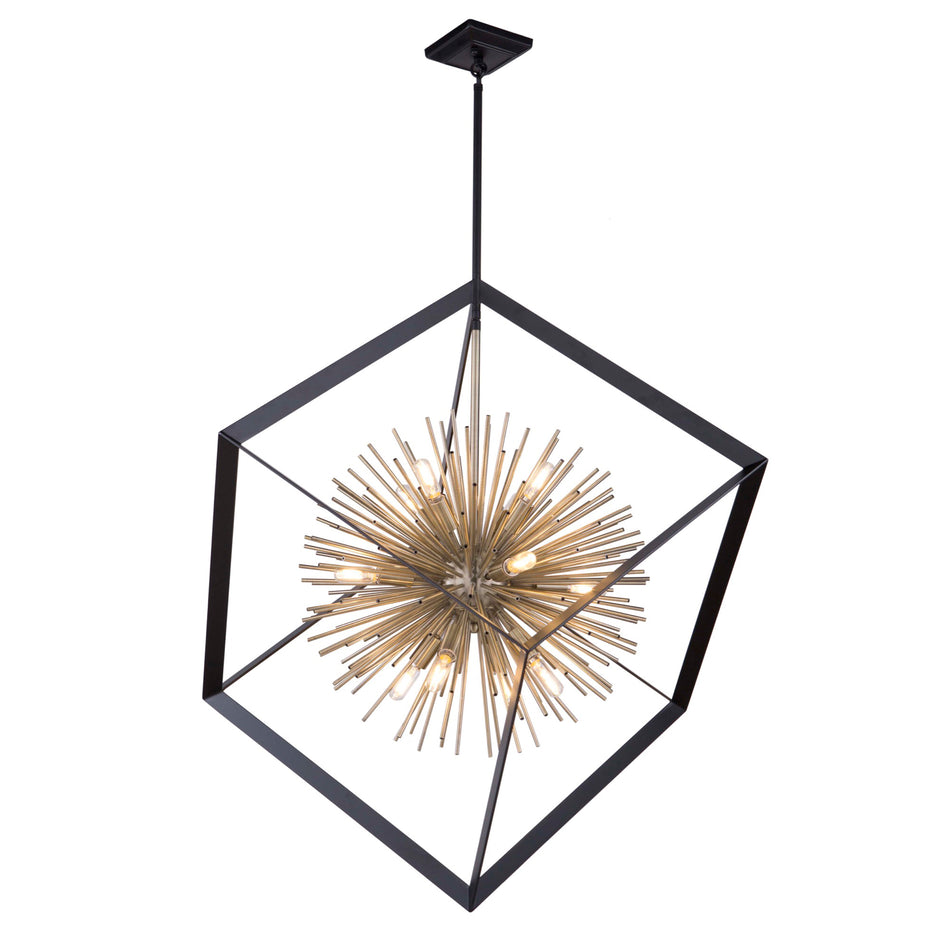 Sunburst  12-Light Chandelier