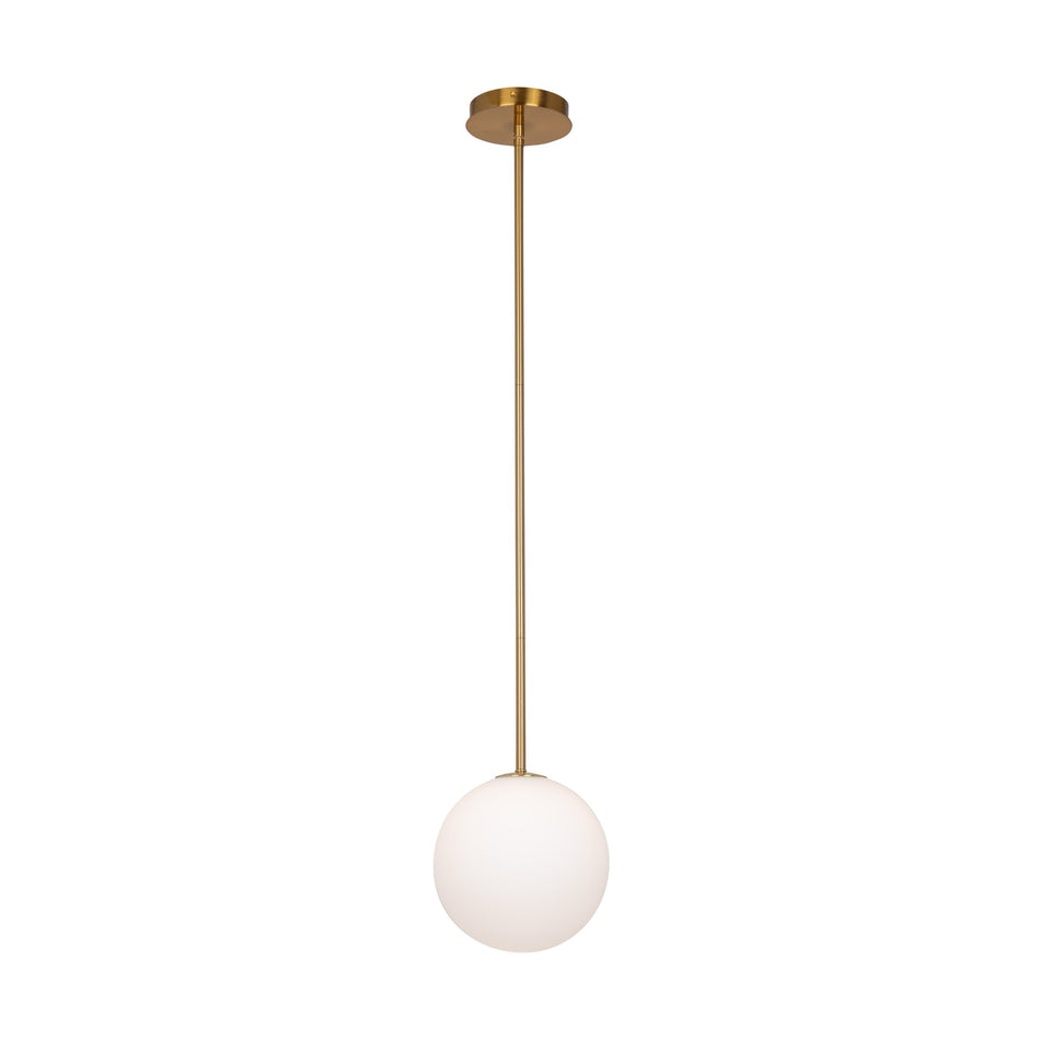 Aurelia Collection 1-Light Pendant Brass