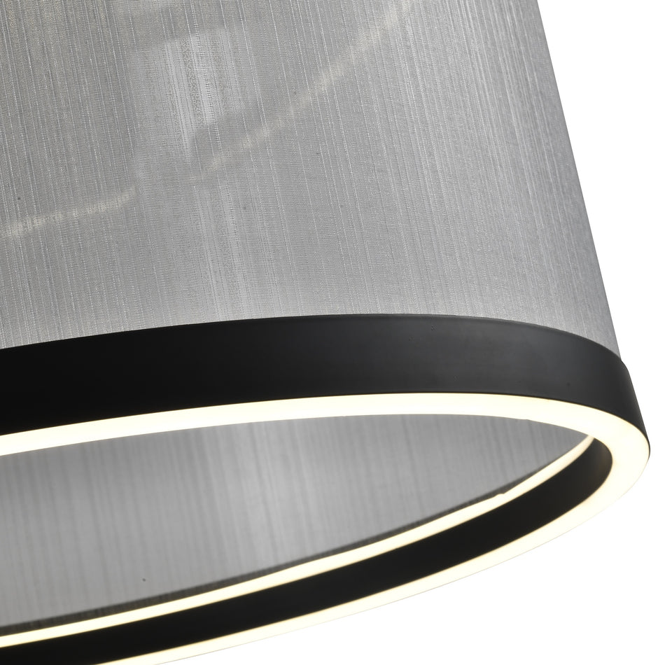 Cora Integrated LED Chandelier, Silver
