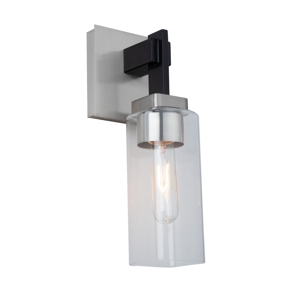 Arlington Collection 1-Light Bathroom Sconce Satin Nickel