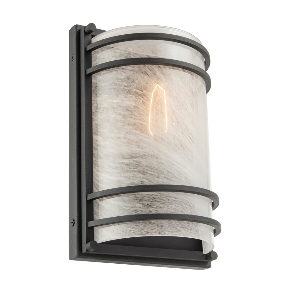 Keswick 1 Light Outdoor Wall Sconce 11", Black