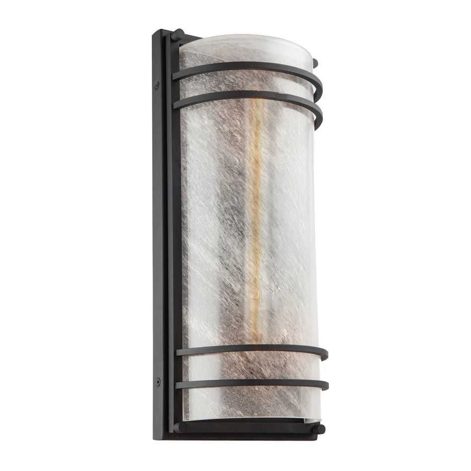 Keswick 1 Light Outdoor Wall Sconce, Black
