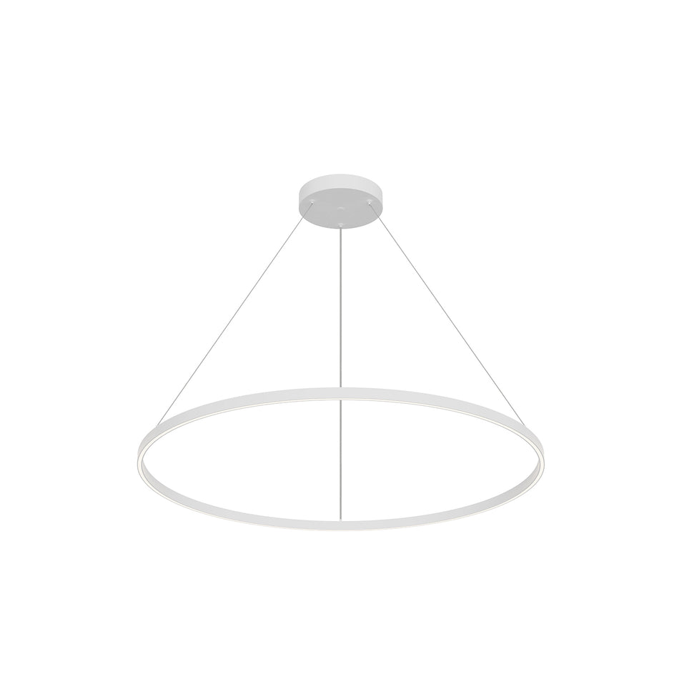 Cerchio 48-in White LED Pendant
