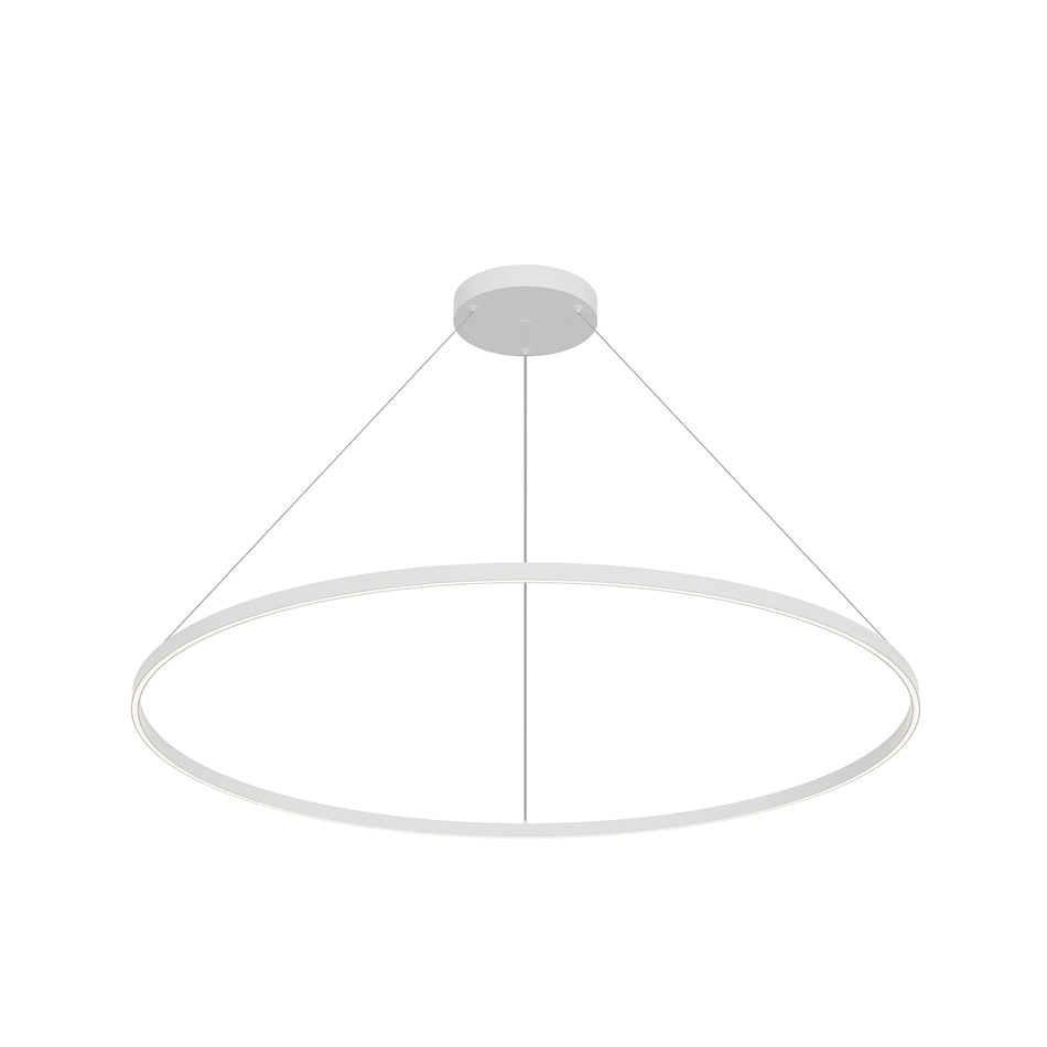Cerchio 60-in White LED Pendant