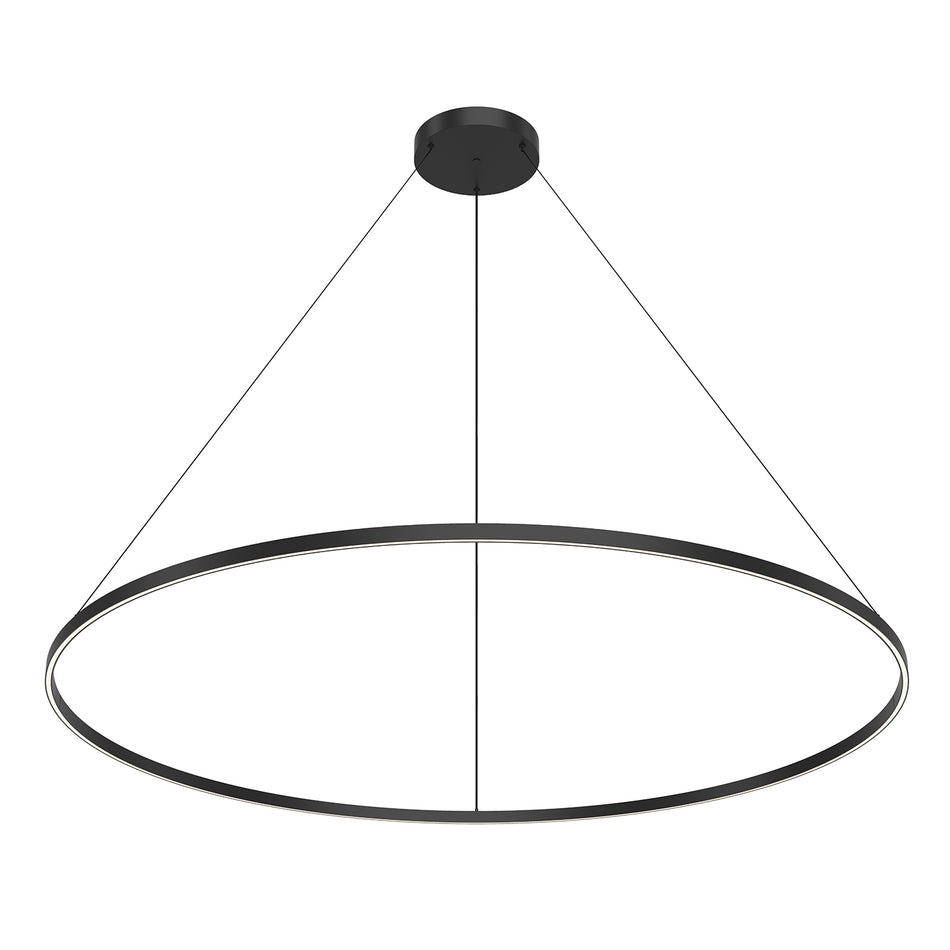 Cerchio 72-in Black LED Pendant