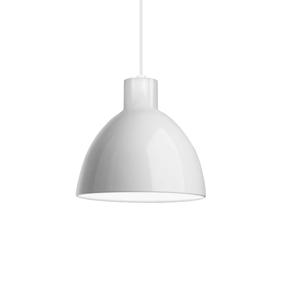 Chroma Glossy White LED Pendant