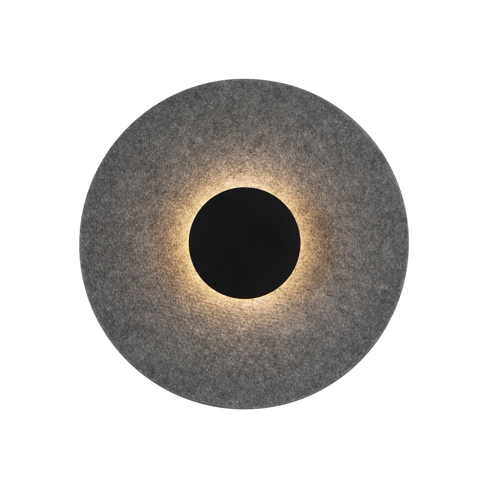 Cruz 15-in Felt - Gray LED Wall Sconce