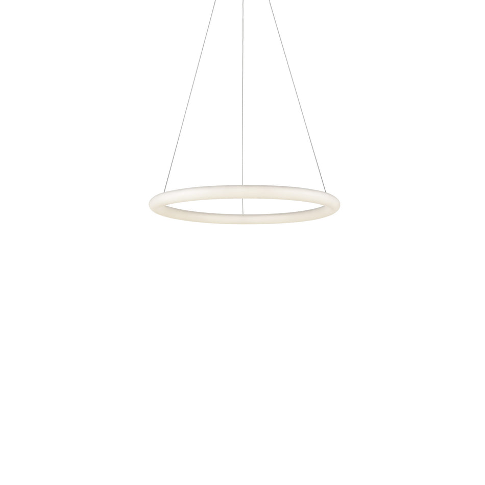 Cumulus Minor 24-in White LED Pendant