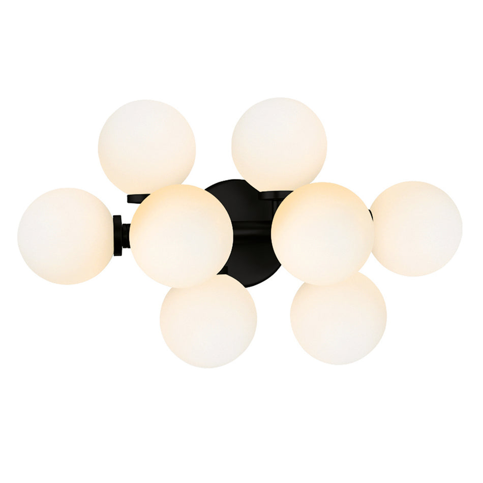 Arya 8 Light Black Wall Sconce