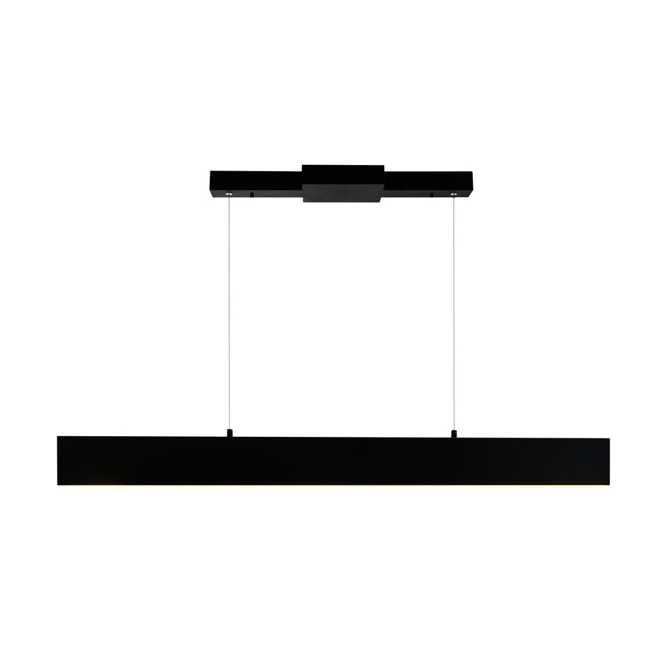 Krista Integrated LED 36in Satin Black Chandelier