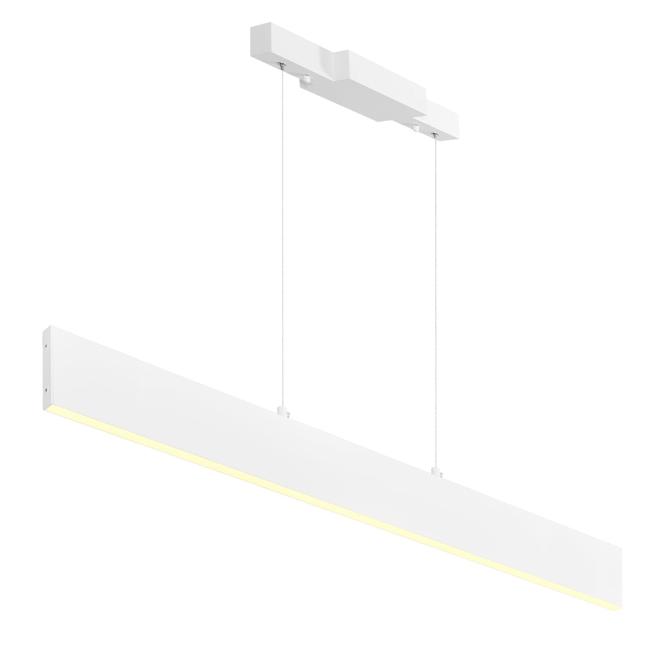 Krista Integrated LED 36in Satin White Chandelier