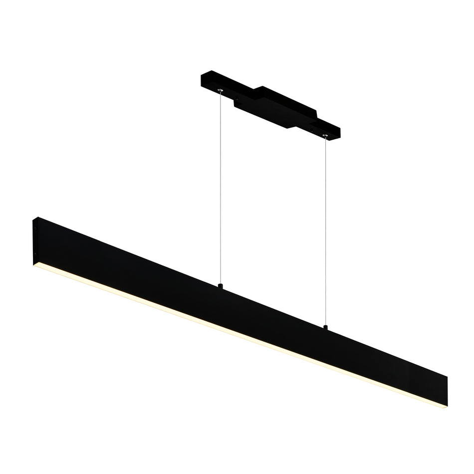 Krista Integrated LED 47in Satin Black Chandelier