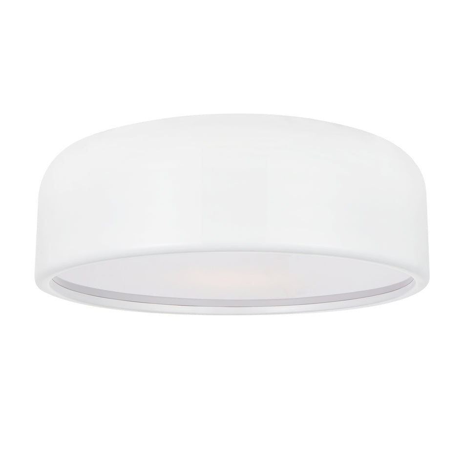Campton 3 Light 19in Drum Shade Flush Mount
