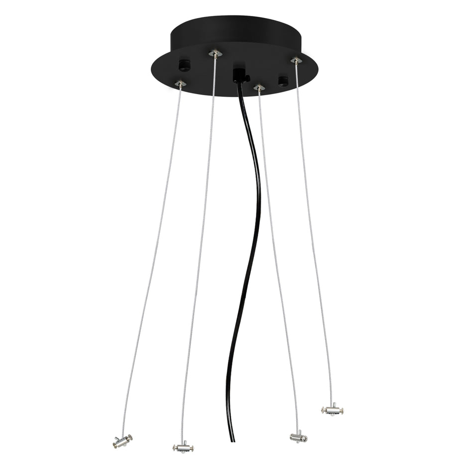 Black Round Suspension Kit