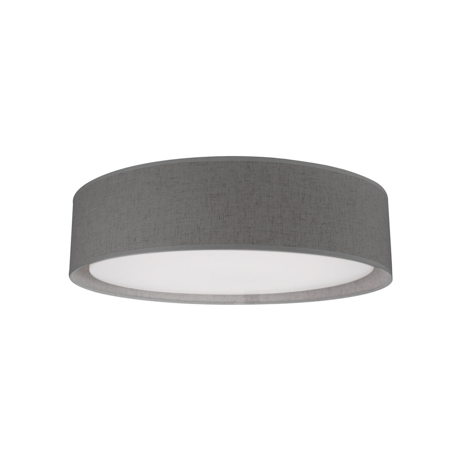 Dalton 20-in Gray LED Flush Mount
