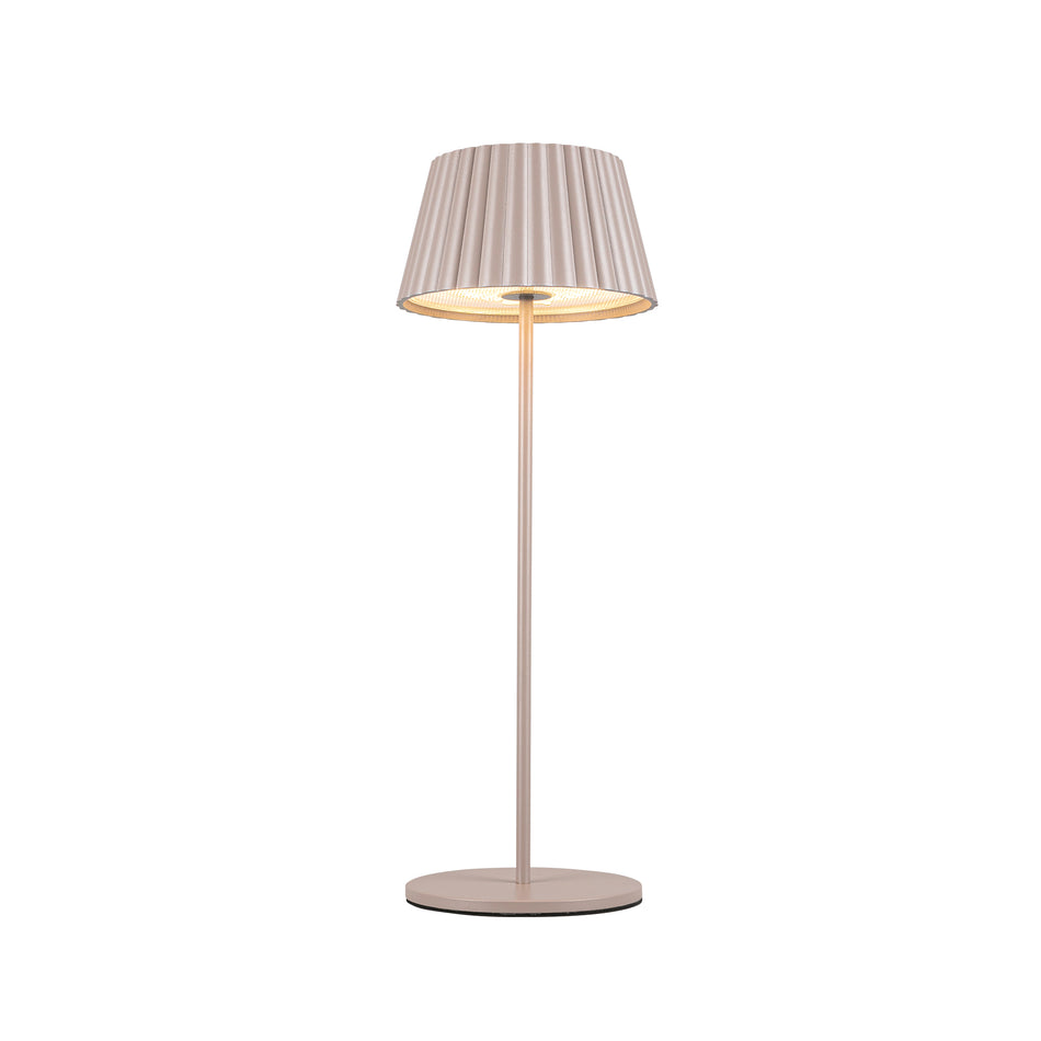 Dario 5-in Moonstone Gray LED Table Lamp