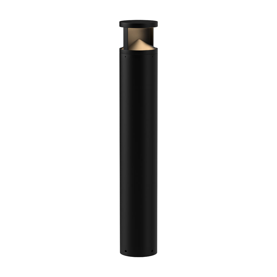 Dover 39-in Black LED Exterior Bollard