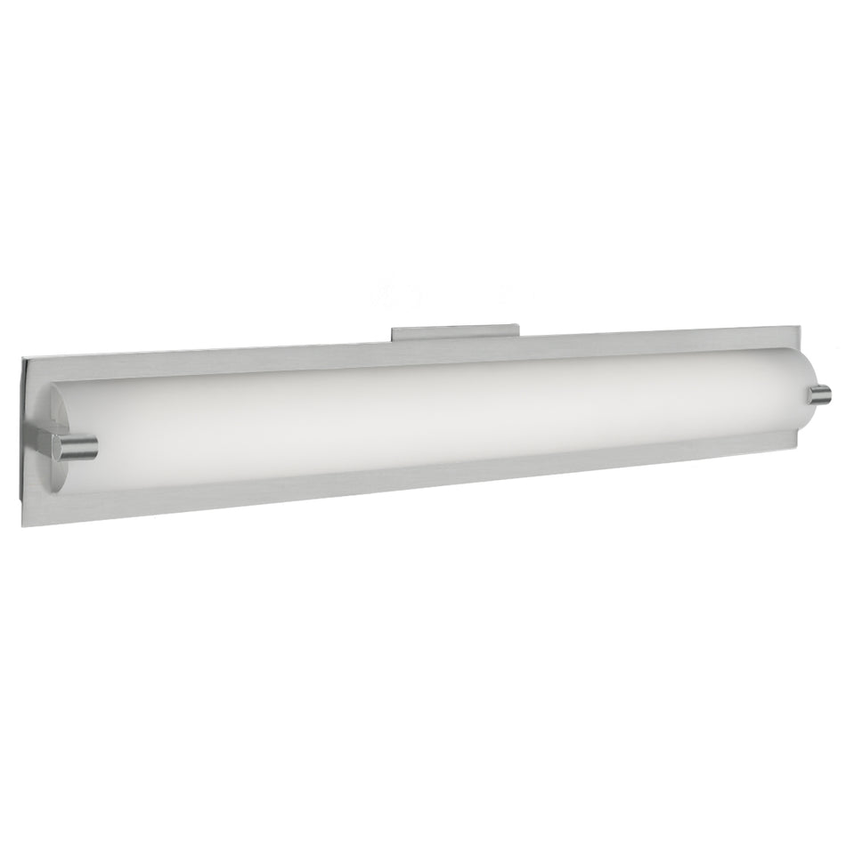 Lighthouse 26-in Brushed Nickel LED Vanity