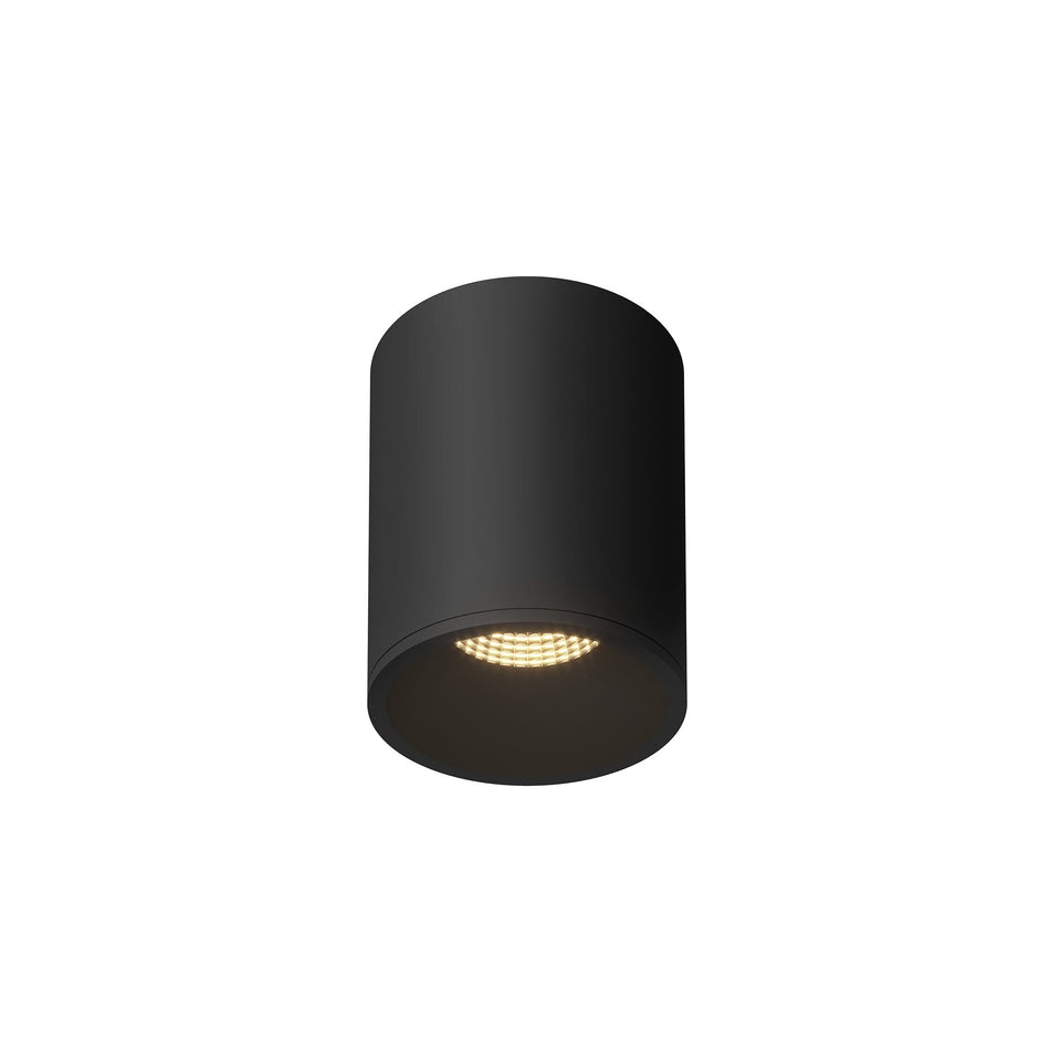 Lorna 6-in (4-in Dia.) 36 Degree Optic Black LED Flush Mount