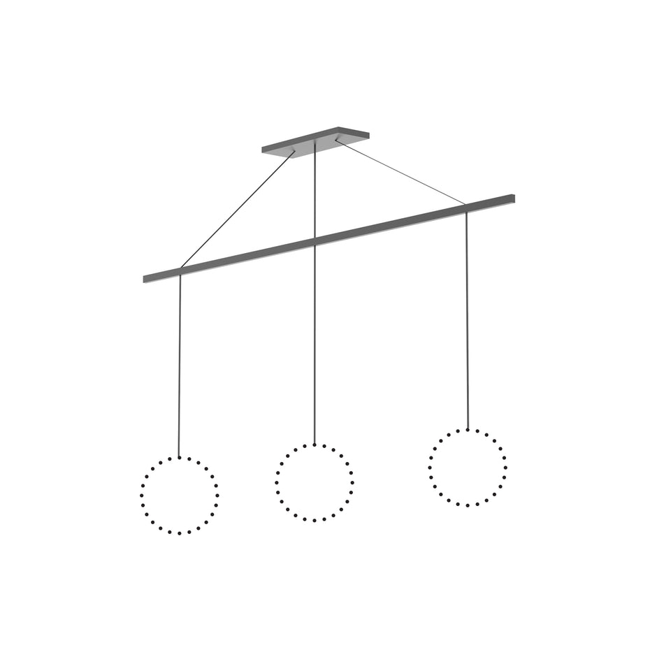 Marquee Graphite Linear Pendant Canopy System