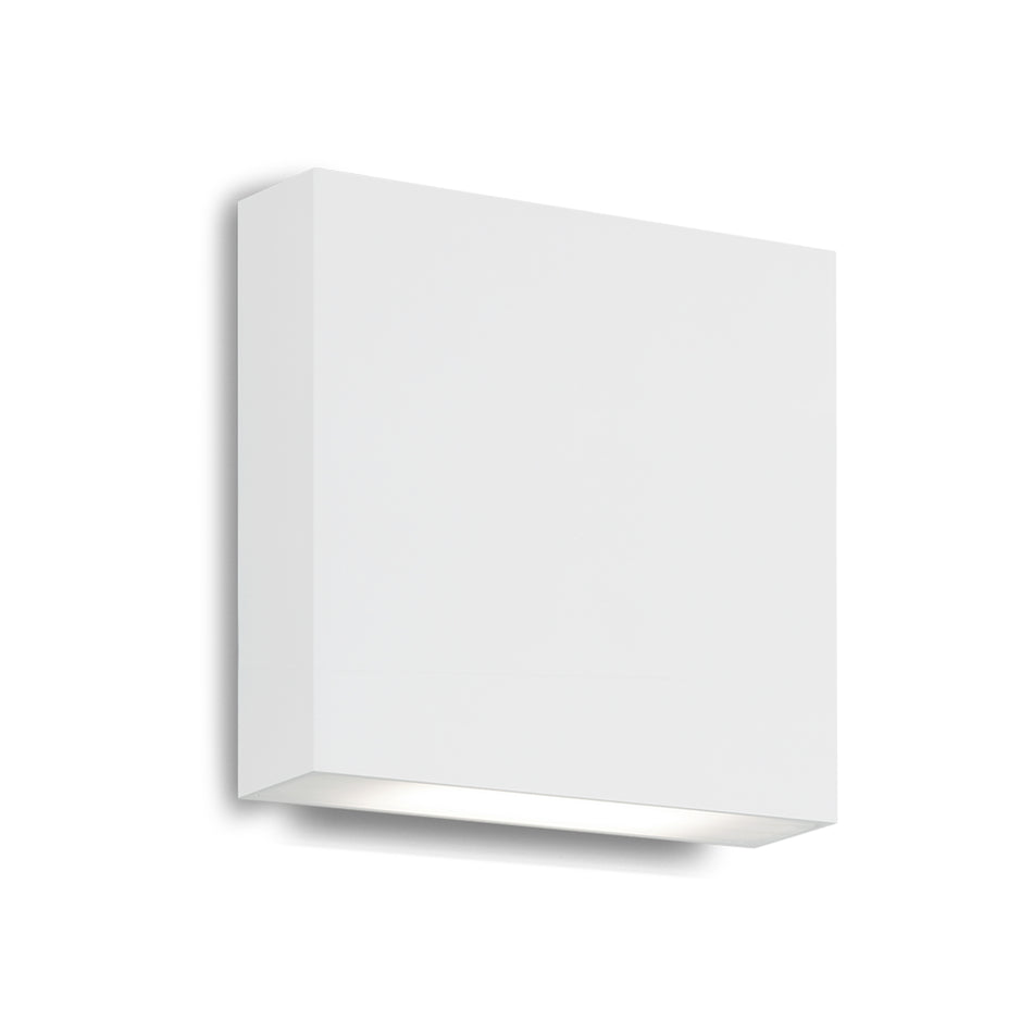 Mica 6-in White LED All terior Wall