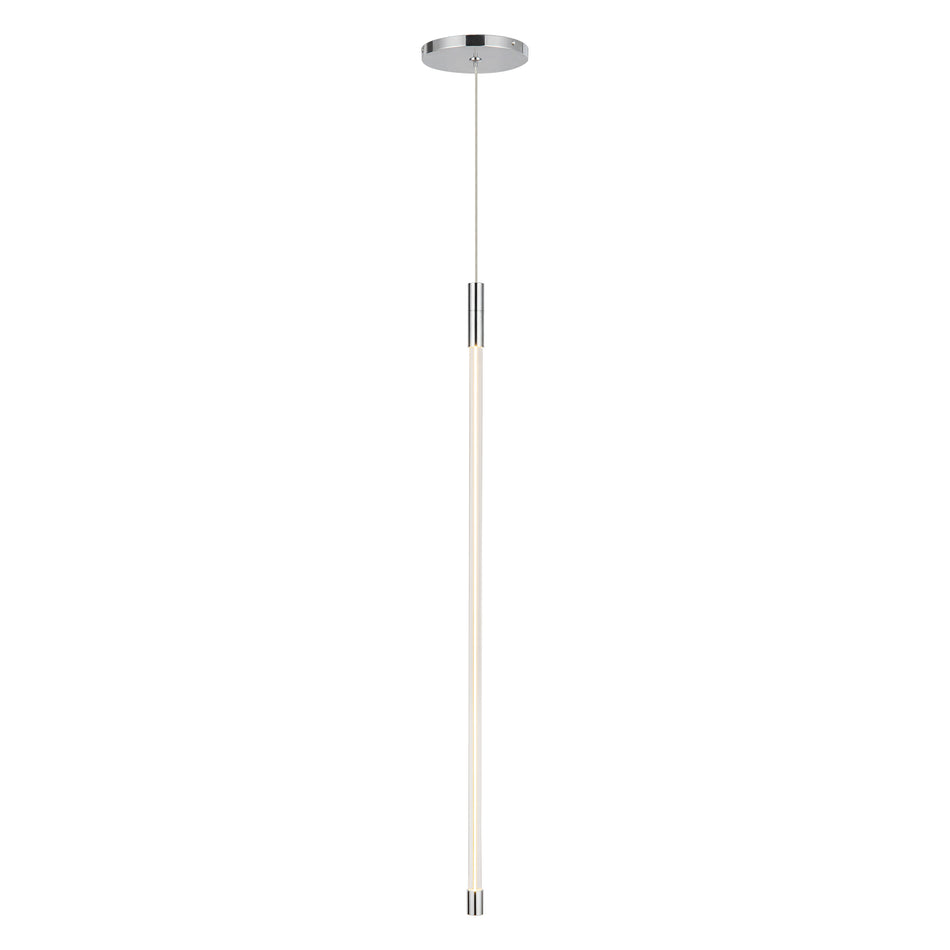 Motif 27-in Chrome LED Pendant