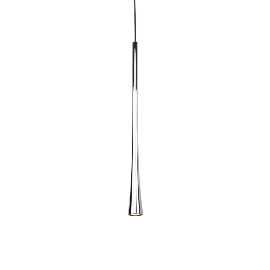 Taper 16-in Chrome LED Pendant
