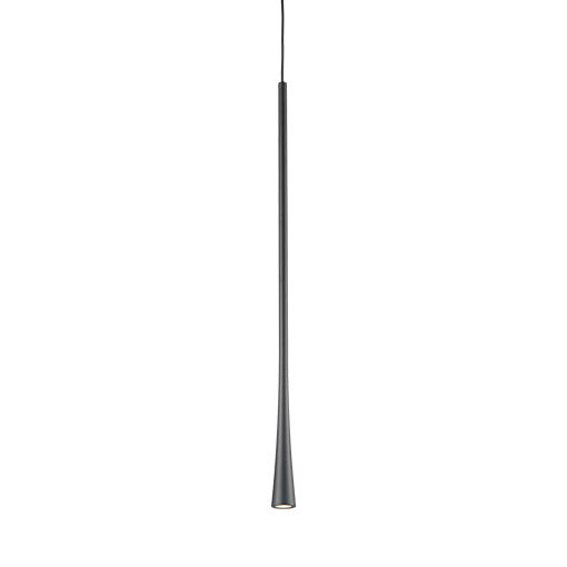 Taper 24-in Black LED Pendant