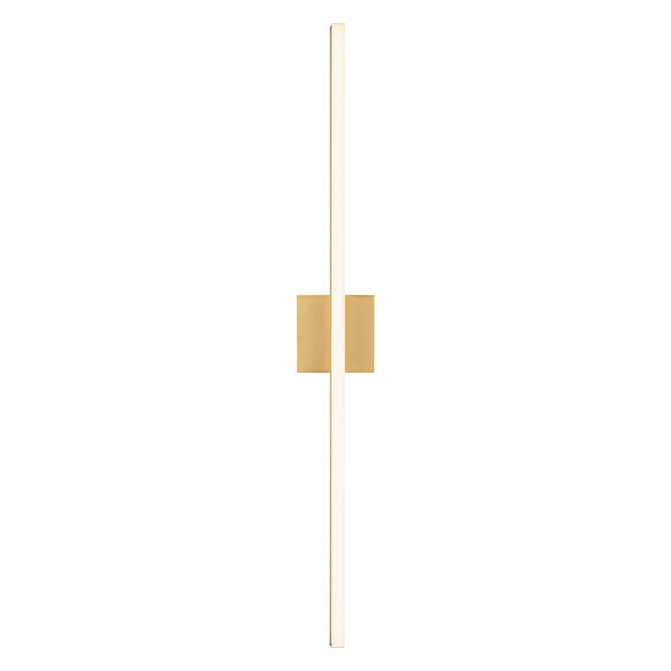 Vega 36-in Brushed Gold LED Wall Sconce