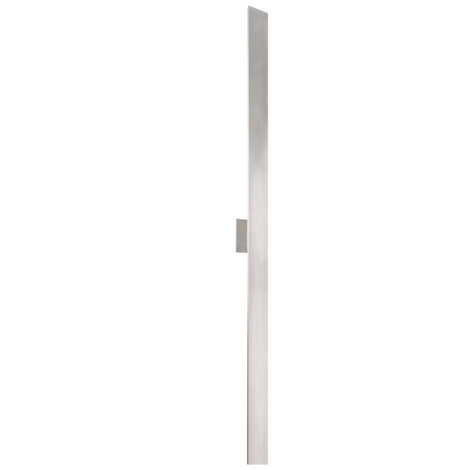 Vesta 72-in Brushed Nickel LED All terior Wall