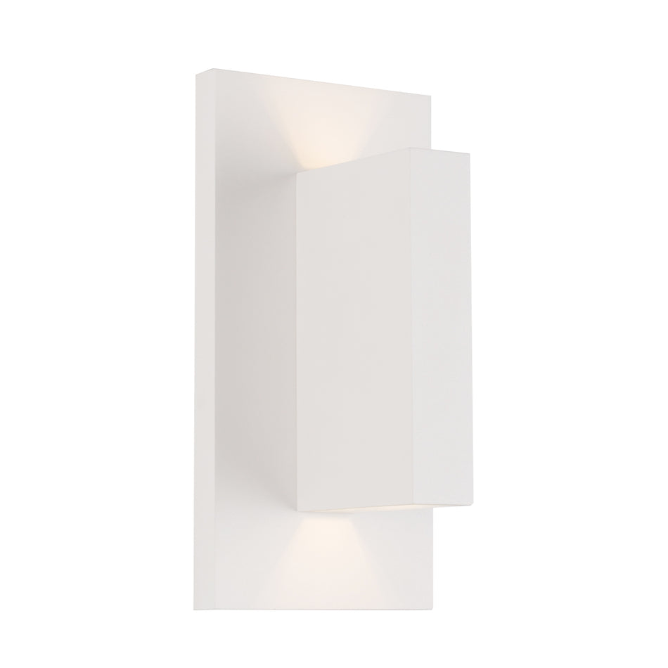 Vista 9-in White LED Exterior Wall Sconce