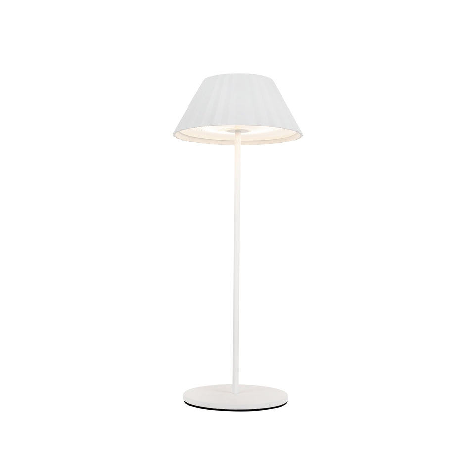 Zola 6-in White LED Table Lamp